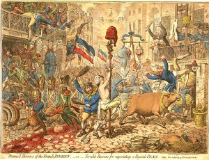 Gillray Promised Horrors of a French Invasion